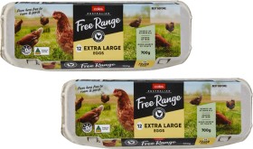 Coles-Free-Range-Eggs-12-Pack-700g on sale