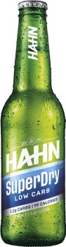 Hahn-Super-Dry-Bottles-24x330mL on sale