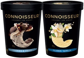 Connoisseur-Gourmet-Ice-Cream-1-Litre-Selected-Varieties on sale