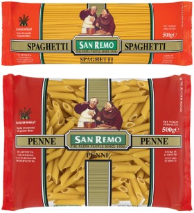 San-Remo-Pasta-375500g-Selected-Varieties on sale