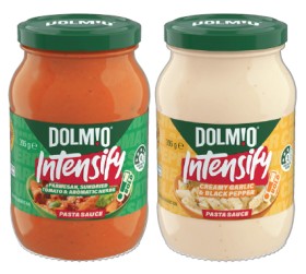 Dolmio-Intensify-Pasta-Sauce-395g-Selected-Varieties on sale