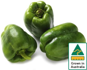 Australian-Green-Capsicum on sale