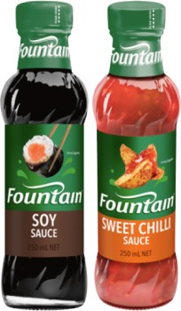 Fountain-Sauce-250mL-Selected-Varieties on sale