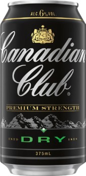 Canadian+Club+%26amp%3B+Dry+6%25+Premix+Cans+375mL+10+Pack