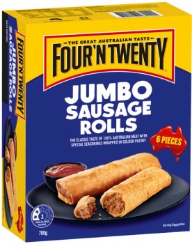 Four%26rsquo%3BN+Twenty+Jumbo+Sausage+Rolls+6+Pack
