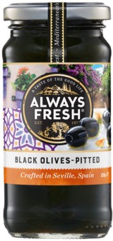 Always+Fresh+Pitted+Black+Olives+220g