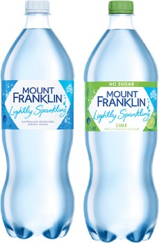Mount-Franklin-Lightly-Sparkling-Water-125-Litre-Selected-Varieties on sale