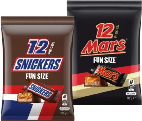 Mars-192g-or-Snickers-180g-Funsize on sale