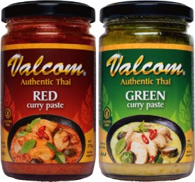 Valcom+Authentic+Thai+Cooking+Paste+210%E2%80%91230g+Selected+Varieties