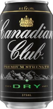 Canadian+Club+%26amp%3B+Dry+6%25+Premix+Cans+375mL+10+Pack