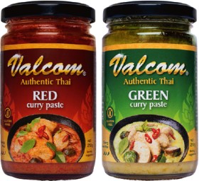 Valcom+Authentic+Thai+Cooking+Paste+210%E2%80%91230g+Selected+Varieties