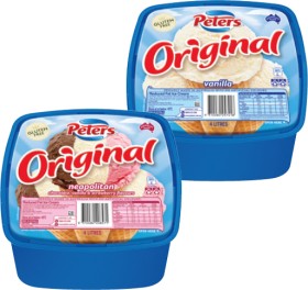 Peters-Original-Ice-Cream-4-Litre-Selected-Varieties on sale