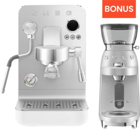 Smeg+Minipro+Espresso+Coffee+Machine+-+Matte+White