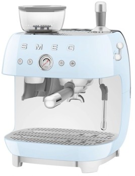 Smeg+50%26%23039%3Bs+Style+Espresso+Machine+with+Grinder+-+Pastel+Blue