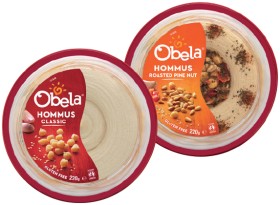 Obela-220g-or-Red-Rock-Deli-Dip-135g-Selected-Varieties on sale