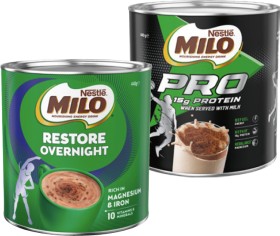 Nestl-Milo-Restore-or-Pro-Protein-440g on sale
