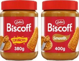 Lotus+Biscoff+Spread+Crunchy+380g+or+Smooth+400g