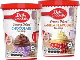 Betty+Crocker+Creamy+Deluxe+Frosting+400g+Selected+Varieties