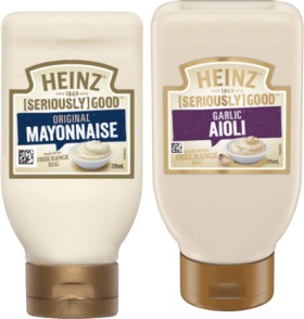 Heinz-Seriously-Good-Aioli-or-Mayonnaise-295mL-Selected-Varieties on sale