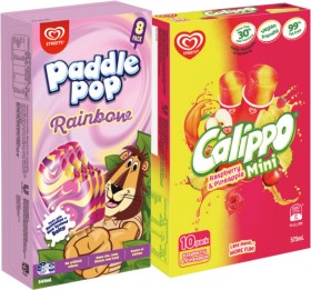 Streets+Calippo+Minis+5-10+Pack%2C+Paddle+Pop+or+Cyclone+8+Pack+Selected+Varieties