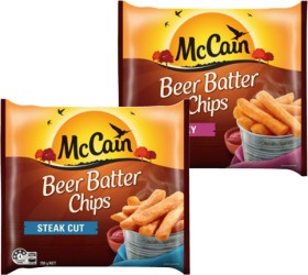 McCain+Beer+Batter+Chips+or+Wedges+750g+Selected+Varieties