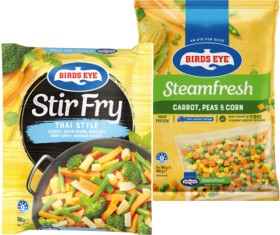 Birds+Eye+SteamFresh+Vegetables+450g+or+Stir+Fry+Vegetables+500g+Selected+Varieties