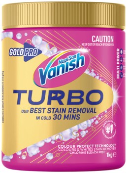 Vanish+NapiSan+Gold+Pro+Turbo+Stain+Remover+Powder+1kg+Selected+Varieties