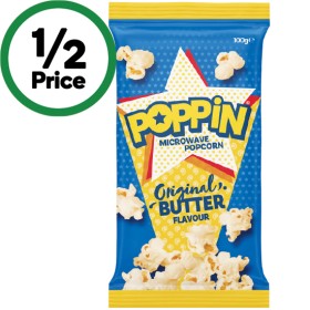 Poppin-Microwave-Popcorn-85-100g on sale