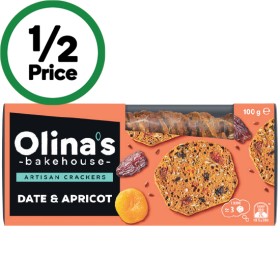 Olinas-Bakehouse-Artisan-Crackers-90-100g on sale