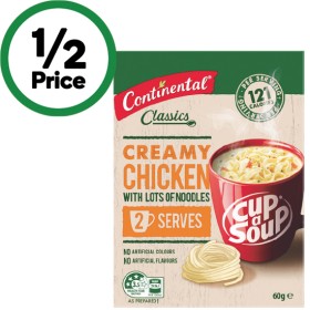 Continental-Cup-a-Soup-50-75g-Pk-2 on sale