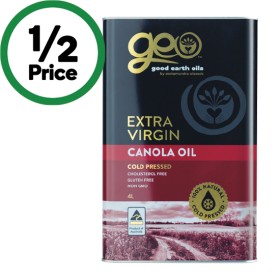 Good-Earth-Oils-Extra-Virgin-Canola-Oil-4-Litre on sale