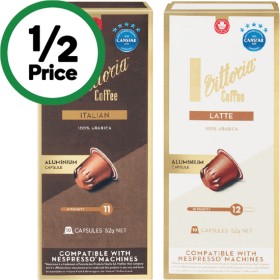 Vittoria+Coffee+Capsules+Pk+10