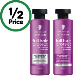 Schwarzkopf+Extra+Care+Full+Hair+Protect+Anti-Breakage+Shampoo+or+Conditioner+200ml