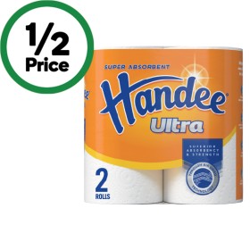 Handee+Ultra+Paper+Towel+Pk+2
