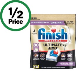 Finish-Ultimate-Plus-Material-Care-Dishwasher-Tablets-Pk-80 on sale