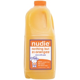 Nudie+Nothing+But+Oranges+With+Pulp+2+Litre