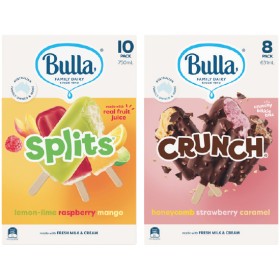 Bulla-Everyday-or-Variety-Ice-Cream-Multipacks-472-750ml-Pk-8-14 on sale