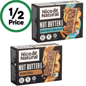 Nice-Natural-Nut-Butter-Bars-175g-Pk-5 on sale