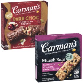 Carmans-Muesli-Bars-210-270g-Pk-6 on sale