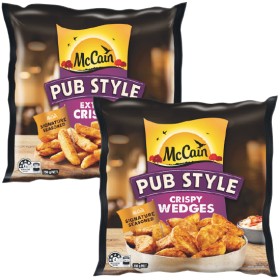 McCain-Pub-Style-Chips-or-Wedges-750g on sale