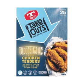 Tegel-Take-Outs-Buttermilk-Chicken-Tenders-Karaage-or-Korean-Style-Chicken-360-400g on sale
