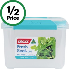 D%26eacute%3Bcor+Fresh+Seal+Clips+Square+1.4+Litre