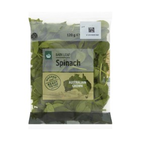 Woolworths-Australian-Baby-Leaf-Spinach-120g-Pack on sale