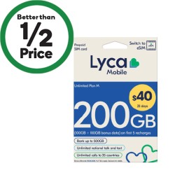 Lyca-40-Starter-Pack on sale