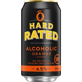 Hard-Rated-Orange-Cans-4x375mL on sale