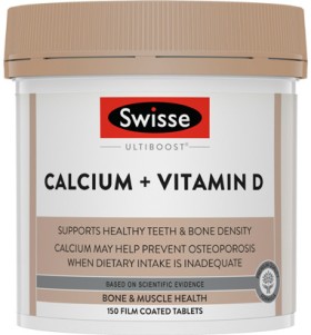 Swisse+Ultiboost+Calcium+%2B+Vitamin+D+150+Tablets