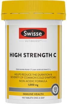 Swisse-Ultiboost-High-Strength-Vitamin-C-150-Tablets on sale