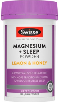 Swisse-Ultiboost-Magnesium-Sleep-Powder-Lemon-Honey-180g on sale
