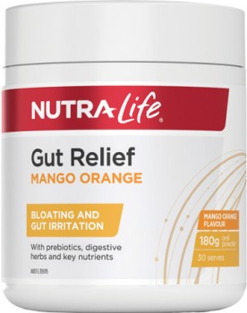 Nutra-Life+Gut+Relief+Mango+Orange+Oral+Powder+180g