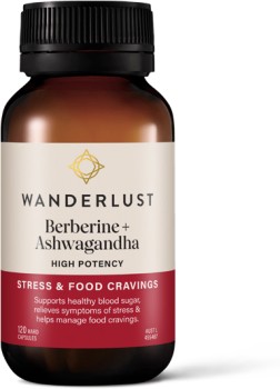 Wanderlust-Berberine-Ashwagandha-120-Capsules on sale